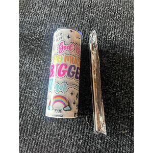 20 oz stainless steel tumbler with lid and straw